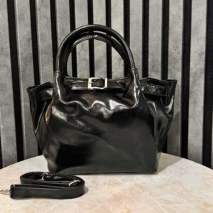 کیف زنانه مشکی ورنی 299-303