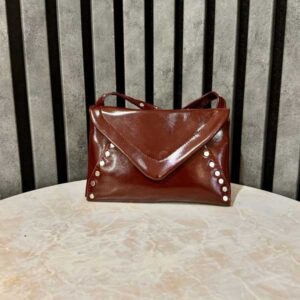 کیف پاکتی زرشکی