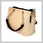 کیف زنانه حلقه دار کنف مشکی