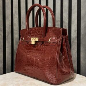 کیف هرمس رنگ زرشکی