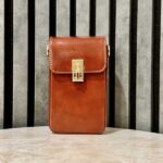 کیف ایستاده قهوه ای