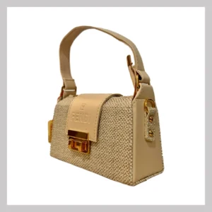 کیف فندی دخترانه کرم