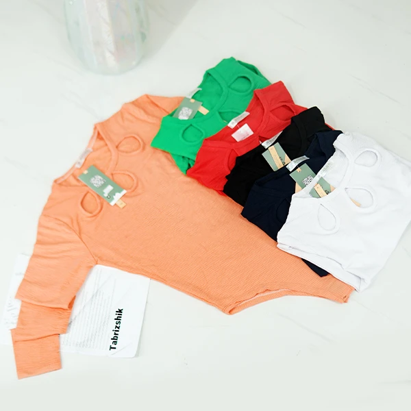 Pencil Teardrop Neck Sweatshirt 259 (1)