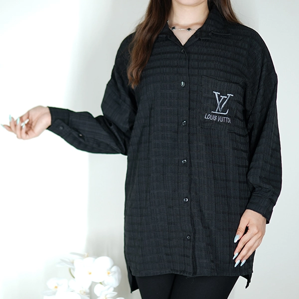 Black LV Blouse 899 (1)