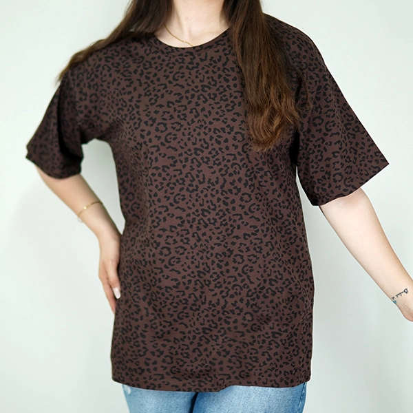 Leopard-print T-shirt - 529 (1)
