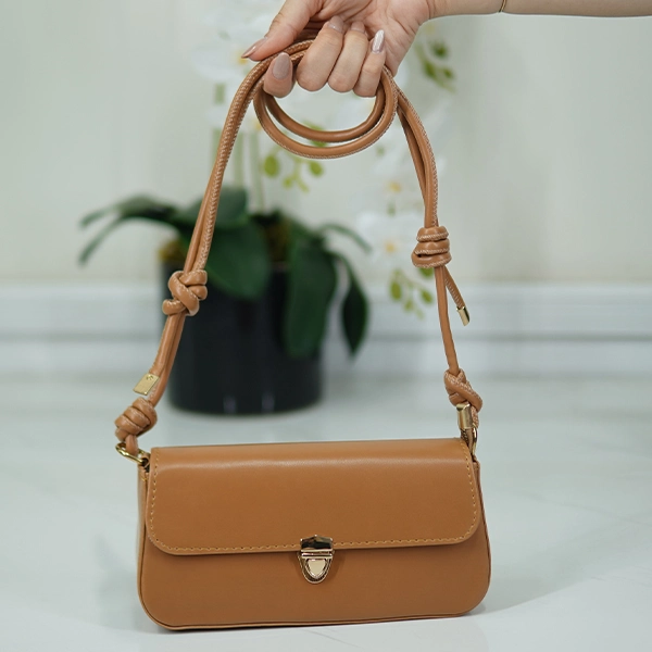 Passport Bag with Gusset and Braided Handle - 689-10 (7)