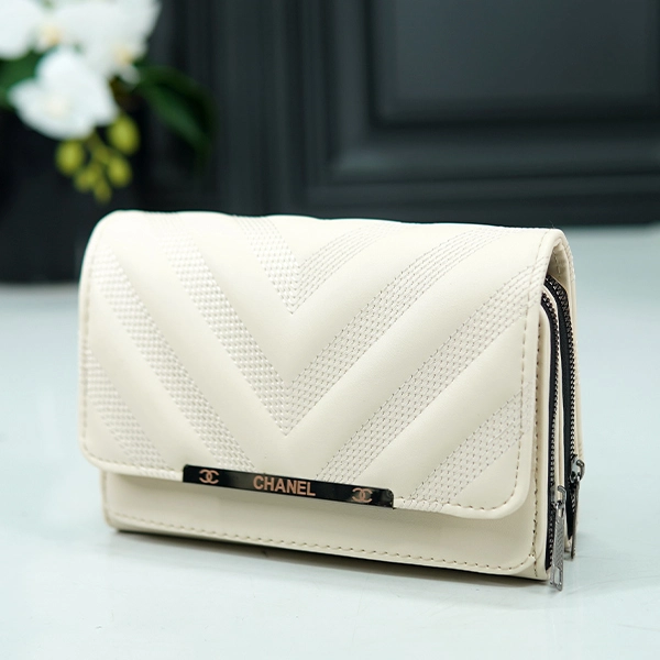 Piped Embroidered Bag with Two Zippers (Model 679-11) (1)