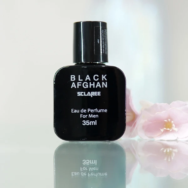Sclaree Black Afgano Eau de Parfum – 35ml (Matte Finish, Code 329)