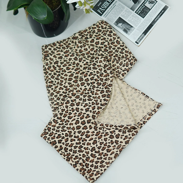Leopard slit skirt - 399 (1)