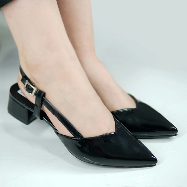 Patent Leather Slingback Shoes - 779-27 (1)
