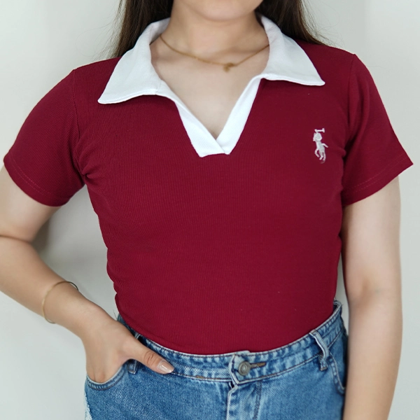 Ribbed Polo Shirt - 539 (1)