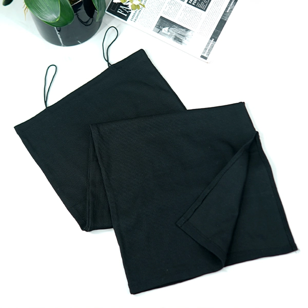 Simple cord-waist maxi dress - 499 (1)