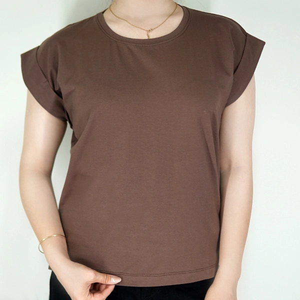 T-shirt with integrated sleeves - 599 (1)