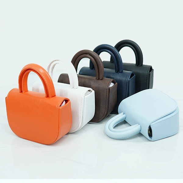 Crescent-Shaped Double-Handle Mini Bag - 339-501 (1)